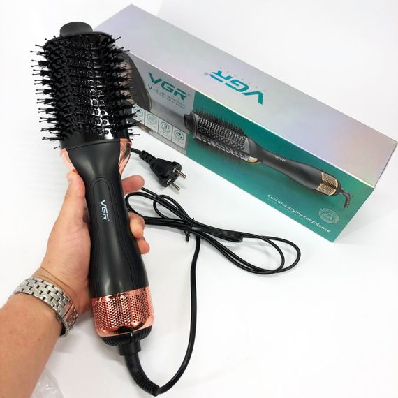 Фен-щетка для ежедневного использования VGR, Портативный фен для сушки Фен с ионизацией укладки JE-33 | Зображення 5