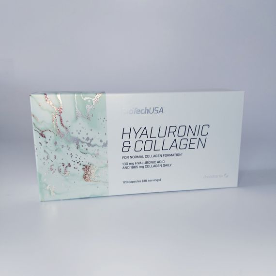 Hyaluronic & Collagen BioTech USA 120 капсул | Зображення 1