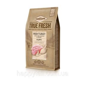 Беззерновой корм Carnilove True Fresh Turkey Puppy для щенков, свежая индейка, 1.4 кг