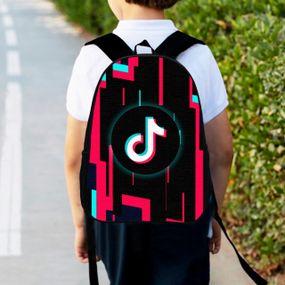 Рюкзак детский Тик Ток "TikTok", 34х27см,городской ранец для мальчика с принтом (00420)