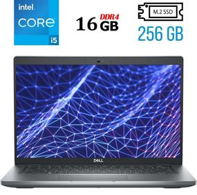 Ультрабук Б-класс Dell Latitude 5430 / 14" (1920x1080) IPS / Intel Core i5-1235U (10 (12) ядер по 1.3 - 4.4 GHz) / 16 GB DDR4 / 256 GB SSD M.2 / Intel Iris Xe Graphics / WebCam / Windows 10 б/у