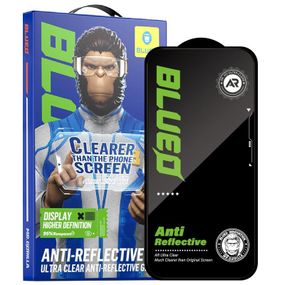 Защитное 2.5D стекло Blueo AR Anti-Reflective HD для Apple iPhone 17 Pro Max / 16 Pro Max (6.9") Черный