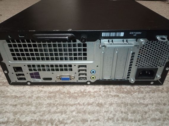 ПК HP 280 G2 SFF / Intel Core i3-6100 (2 (4) ядра по 3.7 GHz) / 4 GB DDR4 / 500 GB HDD / Intel HD Graphics 530 / DVD-ROM / Win 10 б/в | Зображення 2