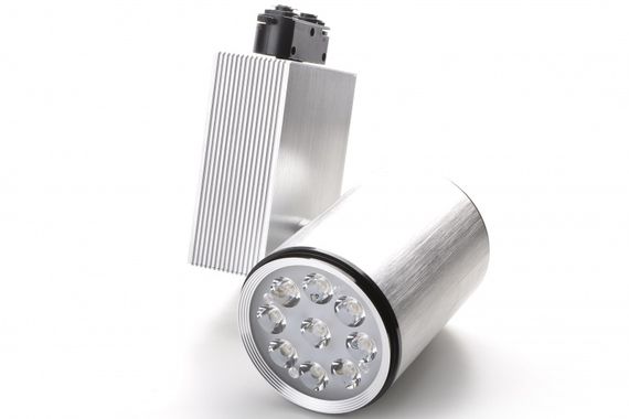Светильник трековый поворотный LED 205/9x3W NW SILVER