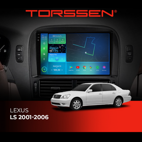 Штатна магнітола Torssen 2K Lexus LS 01-06 F96128 4G Carplay DSP