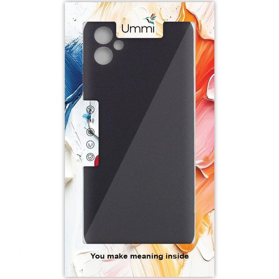 Чехол Silicone Cover Ummi Lakshmi Full Camera (AA) для Samsung Galaxy A06 Черный / Black | Зображення 3