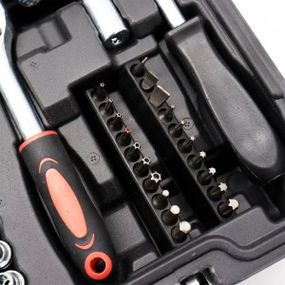 Набор инструментов в чемодане 172 предмета Черный кейс