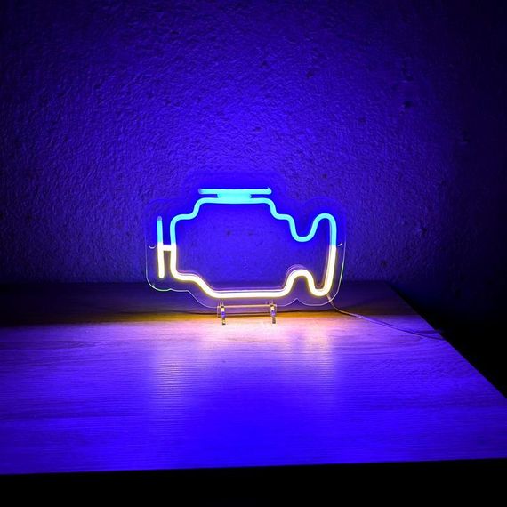 Неоновий світильник Check Engine 260х180 acr-n000065 | Зображення 4