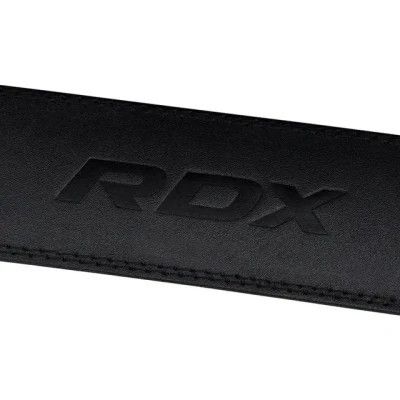 Атлетический пояс RDX 4 шкіряний Full Black 2XL (WBS-4FB-2XL) | Зображення 3