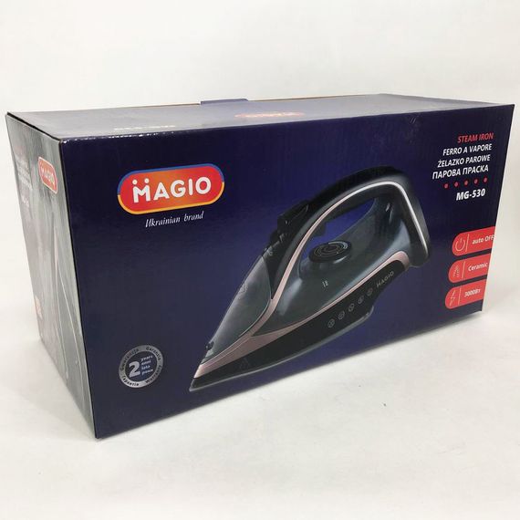 Відпарювач праска для прасування одягу MAGIO MG-530 Парова праска відпарювач паровий для одягу NK-93 | Зображення 4