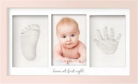 Набор для отпечатков ручек ножек ребенка с рамкой для детского фото, комплект для гипсового слепка на подарок