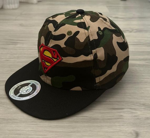 Кепка дитяча снепбек (Snapback) Супермен Камуфляж з чорним 50-54р (2230) | Зображення 1