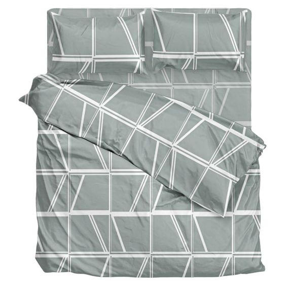Комплект постільної білизни SoundSleep Selenza Si бязь Полуторний 160х215 см сірий (2800004797573)