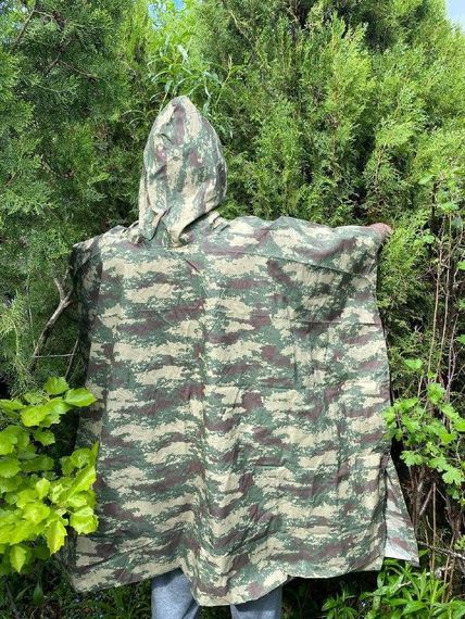 Військова Плащ-Намет! Тактичне Дощовик-Пончо Для ЗСУ!   знижка | Зображення 2