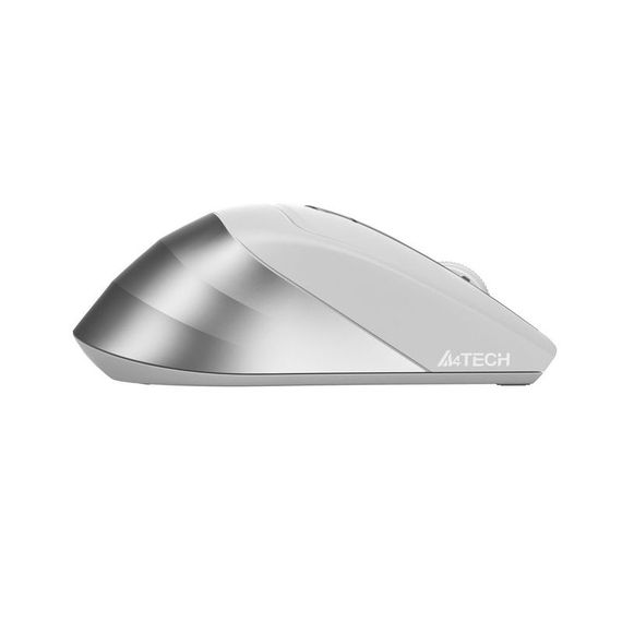 Миша бездротова безшумна A4Tech Fstyler FG35S (Silver), USB, колір білий+сірий | Зображення 6