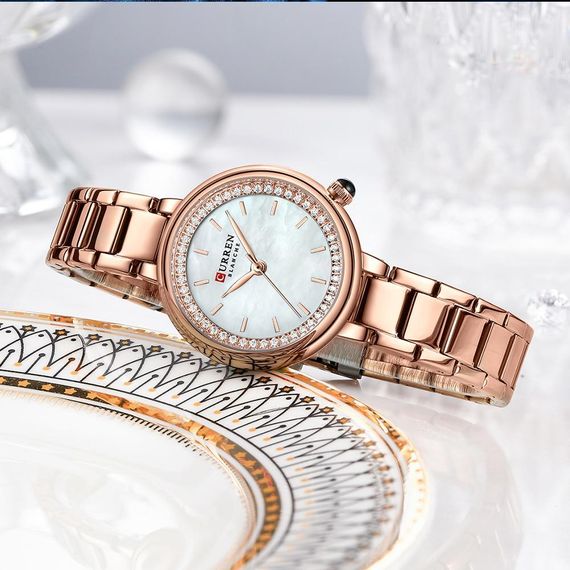 Годинник C1ur1ren 9089 Gold-White | Зображення 1
