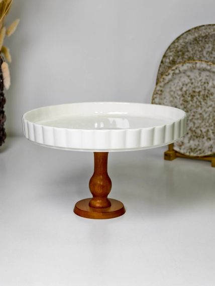 Тортовниця OLens White kitchen 8030-324 17.5х27.2 см біла | Зображення 4