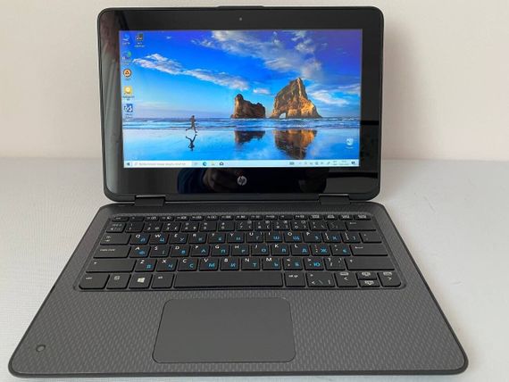 Нетбук-трансформер HP ProBook x360 11 G1 EE / 11.6" (1366x768) TN Touch / Intel Pentium N4200 (4 ядра по 1.1 - 2.5 GHz) / 4 GB DDR3 / 128 GB SSD / Intel HD Graphics 505 / WebCam / HDMI б/у | Зображення 1