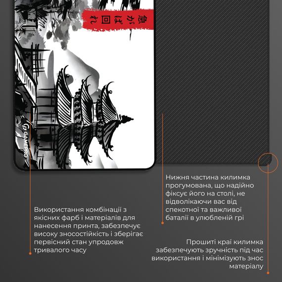 Килимок для мишки GamePro Speed/Control White (MP145BW) | Зображення 4