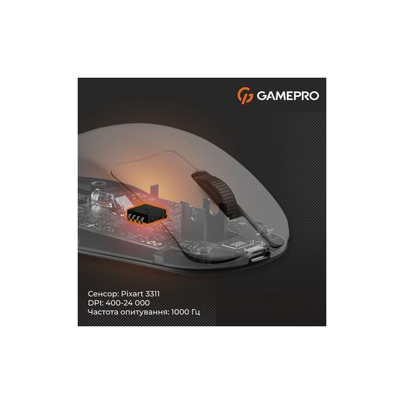 Мишка GamePro Genesis Avenger Wireless/Bluetooth/USB White (GM096W) | Зображення 6