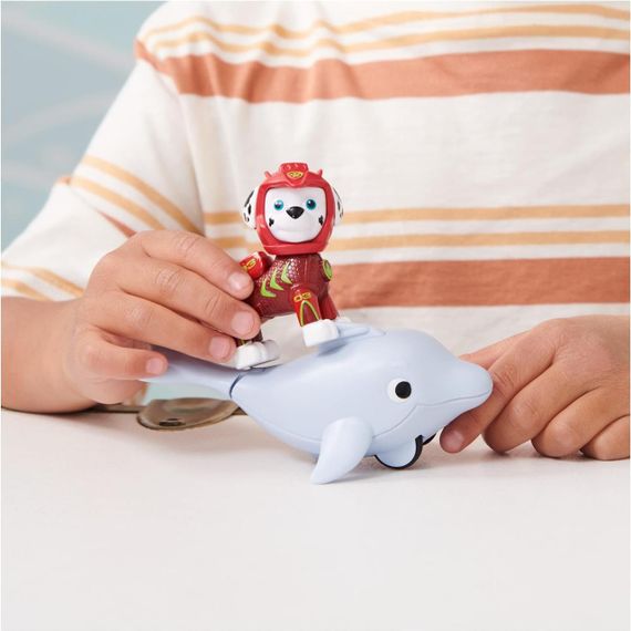 Щенячий Патруль Аква щенята Дельфін і фігурка Маршала Paw Patrol Aqua Pups Marshall and Dolphin Оригінал | Зображення 2