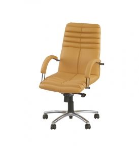 Кресло Новый Стиль GALAXY steel LB MPD AL68 (Экокожа)