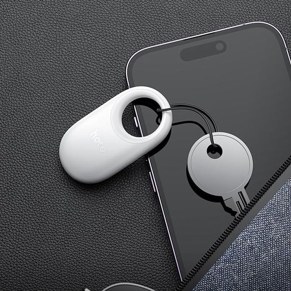 Трекер Hoco E94 Star intelligent positioning anti-lost device Pearl White | Зображення 3