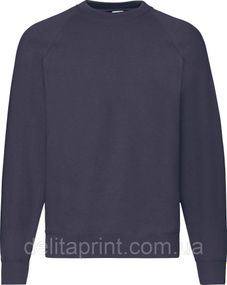 Світшот Fruit of the Loom Raglan Sweat Глубокий Темно-Синий XL