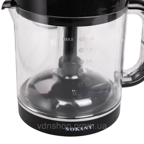 Соковыжималка для цитрусовых электрическая 30 Вт 1.2 л пресс для апельсинов Sokany SK-CZ-626 | Зображення 6