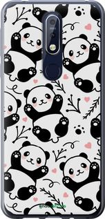 Чохол на Nokia 7.1 Панди "4318u-1593-2448"