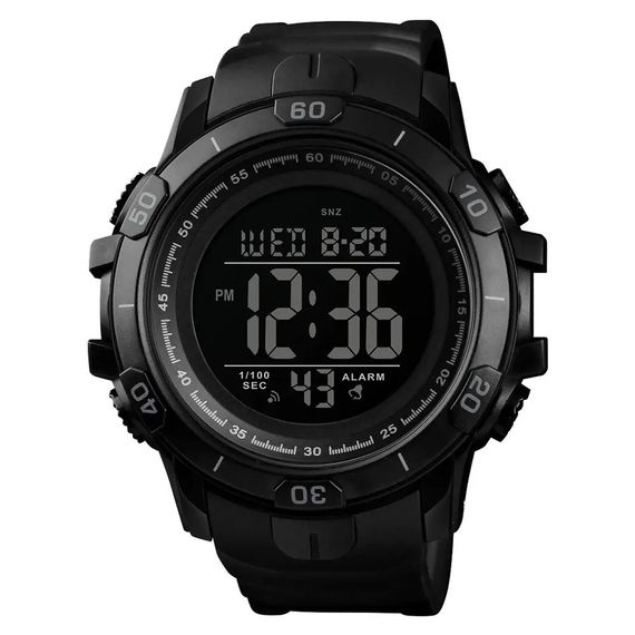 Годинник наручний чоловічий SKMEI 1475BK BLACK, Годинник тактичний протиударний, Годинник QH-387 армійський оригінал | Зображення 4