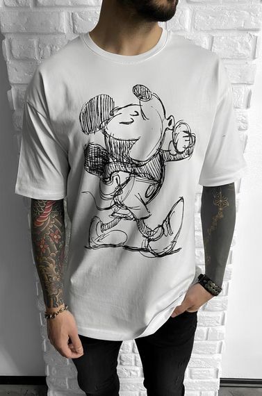 Футболка з ДТФ принтом (оверсайз) | Зображення 1