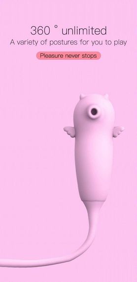 Подвійний вібратор з вакуумною стимуляцією Viola з пульсацією та підігрівом, рожевий | Зображення 8