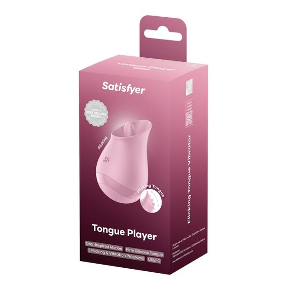 Вибростимулятор для клитора Satisfyer Tongue Player с язычком Sex Aura | Зображення 4