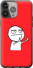 Чохол на iPhone 13 Pro Max Мем із пластику FCh_013295