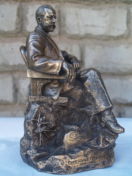 Декоративная статуэтка с бронзовым покрытием Chaikovsky 22 см | Зображення 2