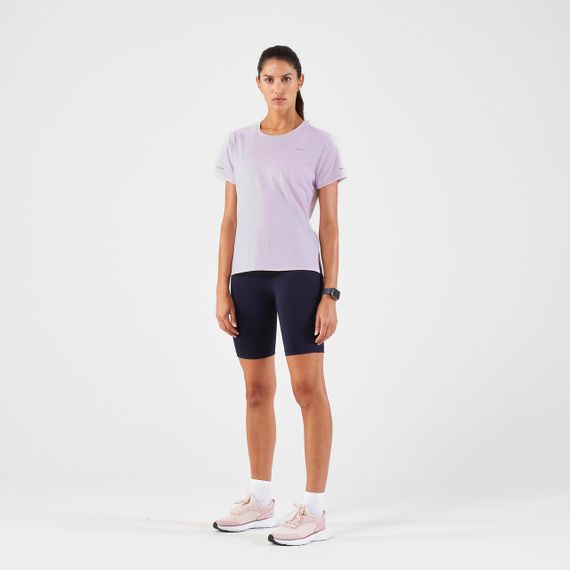 Футболка жіноча Run 500 Dry для бігу бузкова - XS | Зображення 1