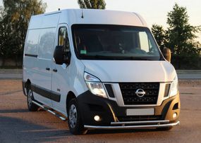 Передняя защита ST016 (нерж.) для Opel Movano 2010-2021 гг