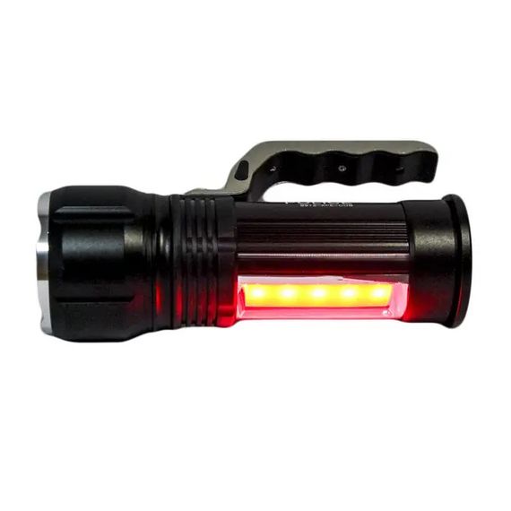 Фонарик с зарядкой от сети Bailong S912-XPE+COB, Яркий фонарик, Фонарик полис, Фонарик тактический GA-234 аккумуляторный ручной | Зображення 5
