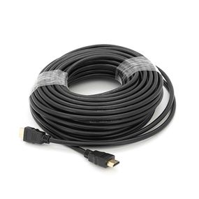 Кабель Merlion HDMI-HDMI HIGH SPEED 20m, v1.4, OD-7.5mm, круглый Black, Q25