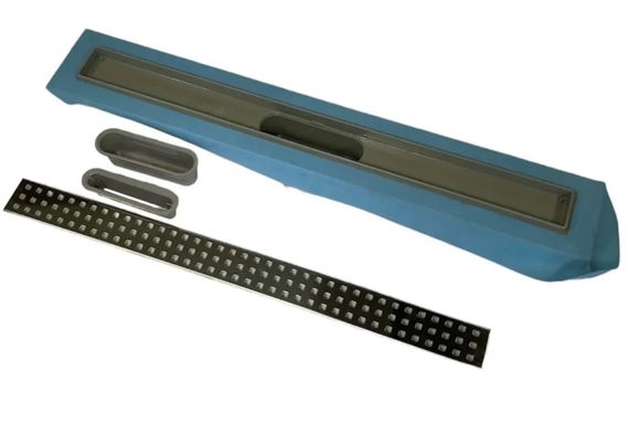 Душевой канал с горизонтальным фланцем Maxiflow Standart Line 60 см решетка Квадрат 4022.TY050K.060.1