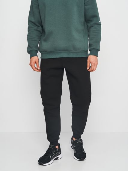 Штани чоловічі утеплені з манжетами чорного кольору, S