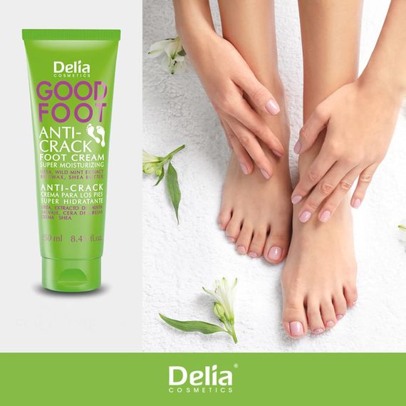 Крем для грубой, потрескавшейся кожи стоп Delia Cosmetics Good Foot Super Moisturizing (250 мл) | Зображення 1