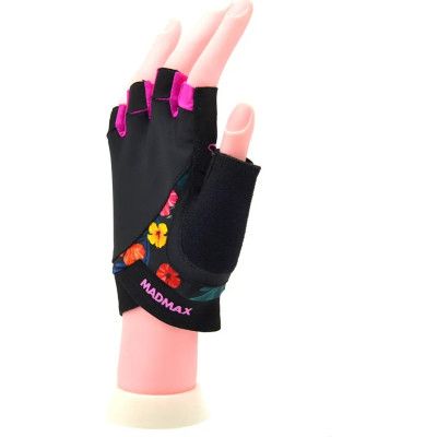 Перчатки для фитнеса MadMax MFG-770 Flower Power Gloves Black/Pink XS (MFG-770_XS) | Зображення 4