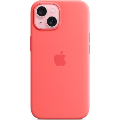 Чехол для мобильного телефона Apple iPhone 15 Silicone Case with MagSafe Guava (MT0V3ZM/A) | Зображення 1
