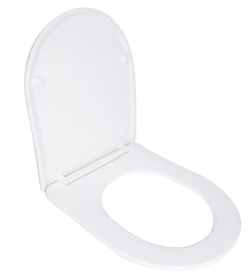 Сидіння для унітазу Qtap з мікроліфтом Slim Duroplast, Quick Release QTSC179W48675 | Зображення 3