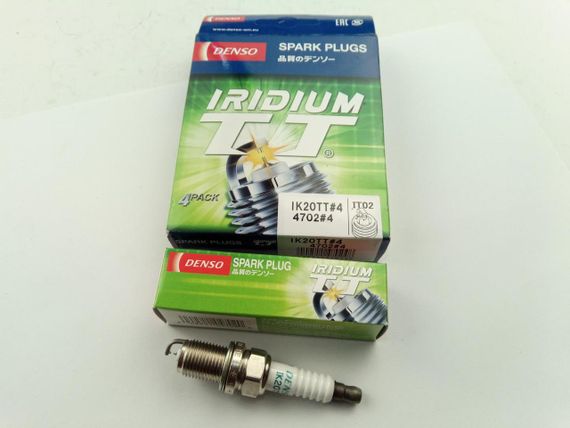 Свічка запалювання DENSO IRIDIUM TT IK20TT.4/IT02 Lanos 1.6, Lacetti 1.6-1.8 4 шт. в упк. ЦЕНА ЗА ШТ!!