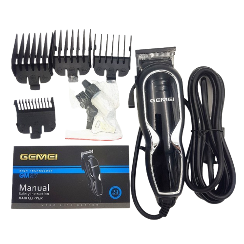 Безшумна та потужна машинка для стрижки волосся Gemei GM-817 чорний (lp-87772_502) | Зображення 2
