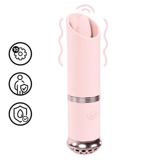 Вибратор Luxe – Mini Lipstick Vibe – Pink Sex Aura