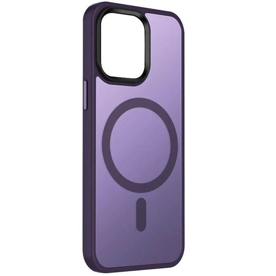 Чехол Ummi Colorful with MagSafe для Apple iPhone 15 (6.1") Темно-фиолетовый / Dark Purple